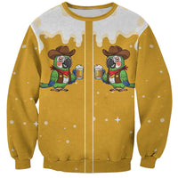 Western Yoke Sweatshirt Drunk Parrot Cowboy Style - Wonder Print Shop