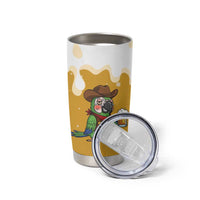 Western Yoke Tumbler Cup Drunk Parrot Cowboy Style - Wonder Print Shop