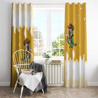 Western Yoke Window Curtain Drunk Parrot Cowboy Style - Wonder Print Shop