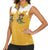 Western Yoke Women Sleeveless Polo Shirt Drunk Parrot Cowboy Style - Wonder Print Shop