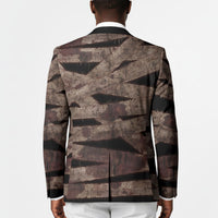 African Halloween Egypt Mummy Wrap Blazer Golden Winged Scarab Badge