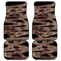 African Halloween Egypt Mummy Wrap Car Mats Golden Winged Scarab Badge