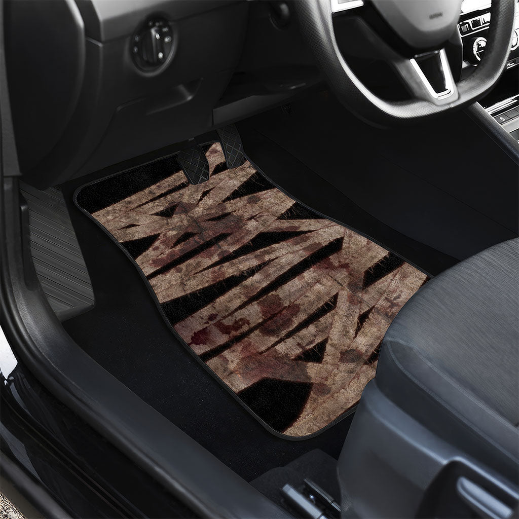 African Halloween Egypt Mummy Wrap Car Mats Golden Winged Scarab Badge