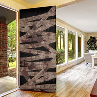 African Halloween Egypt Mummy Wrap Door Cover Golden Winged Scarab Badge