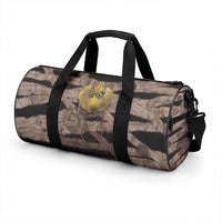 African Halloween Egypt Mummy Wrap Duffle Bag Golden Winged Scarab Badge
