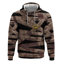 African Halloween Egypt Mummy Wrap Hoodie Golden Winged Scarab Badge