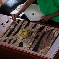 African Halloween Egypt Mummy Wrap Puzzle Golden Winged Scarab Badge