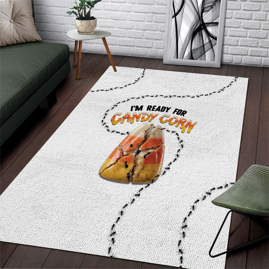 Halloween Ready For Candy Corn Area Rug Creepy Ant Trail