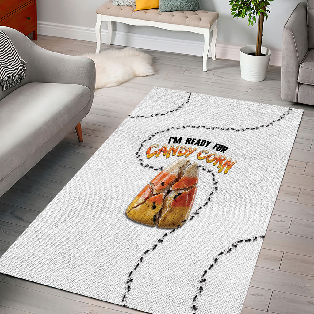 Halloween Ready For Candy Corn Area Rug Creepy Ant Trail