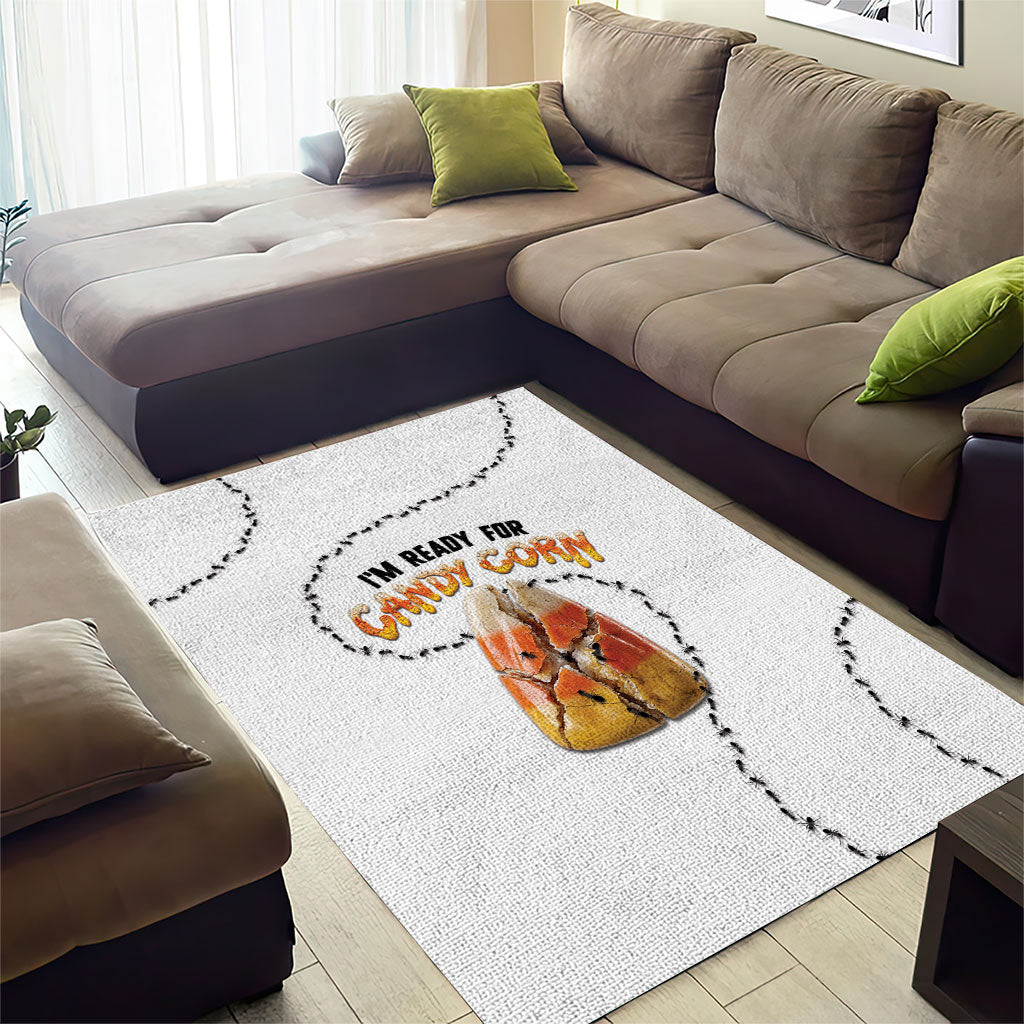 Halloween Ready For Candy Corn Area Rug Creepy Ant Trail