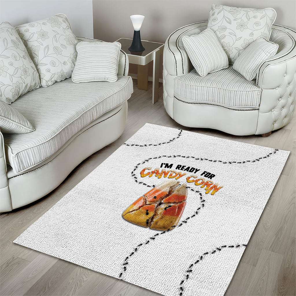 Halloween Ready For Candy Corn Area Rug Creepy Ant Trail