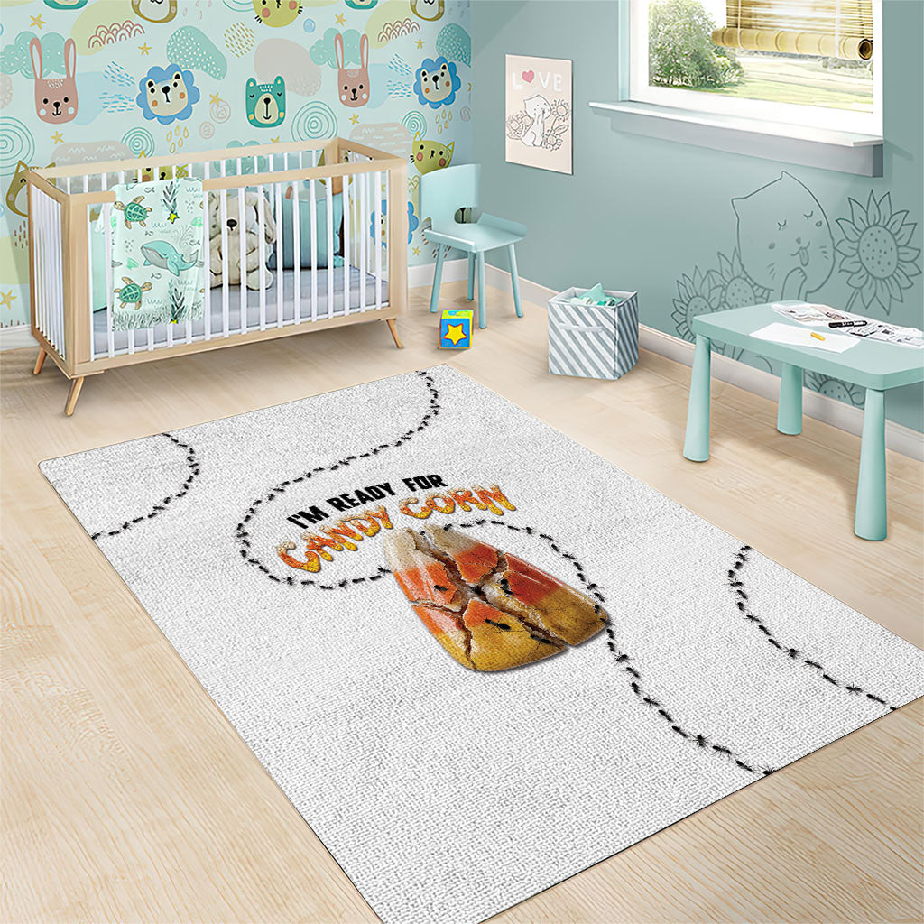 Halloween Ready For Candy Corn Area Rug Creepy Ant Trail