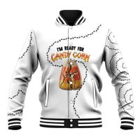 Halloween Ready For Candy Corn Baseball Jacket Creepy Ant Trail