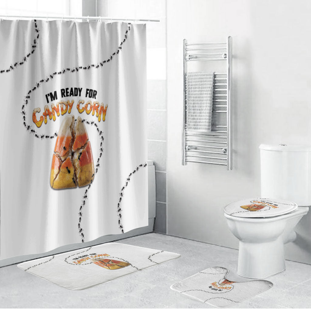 Halloween Ready For Candy Corn Bathroom Set Creepy Ant Trail