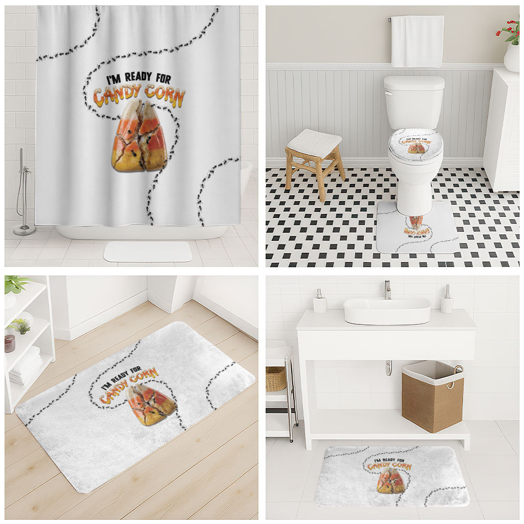 Halloween Ready For Candy Corn Bathroom Set Creepy Ant Trail