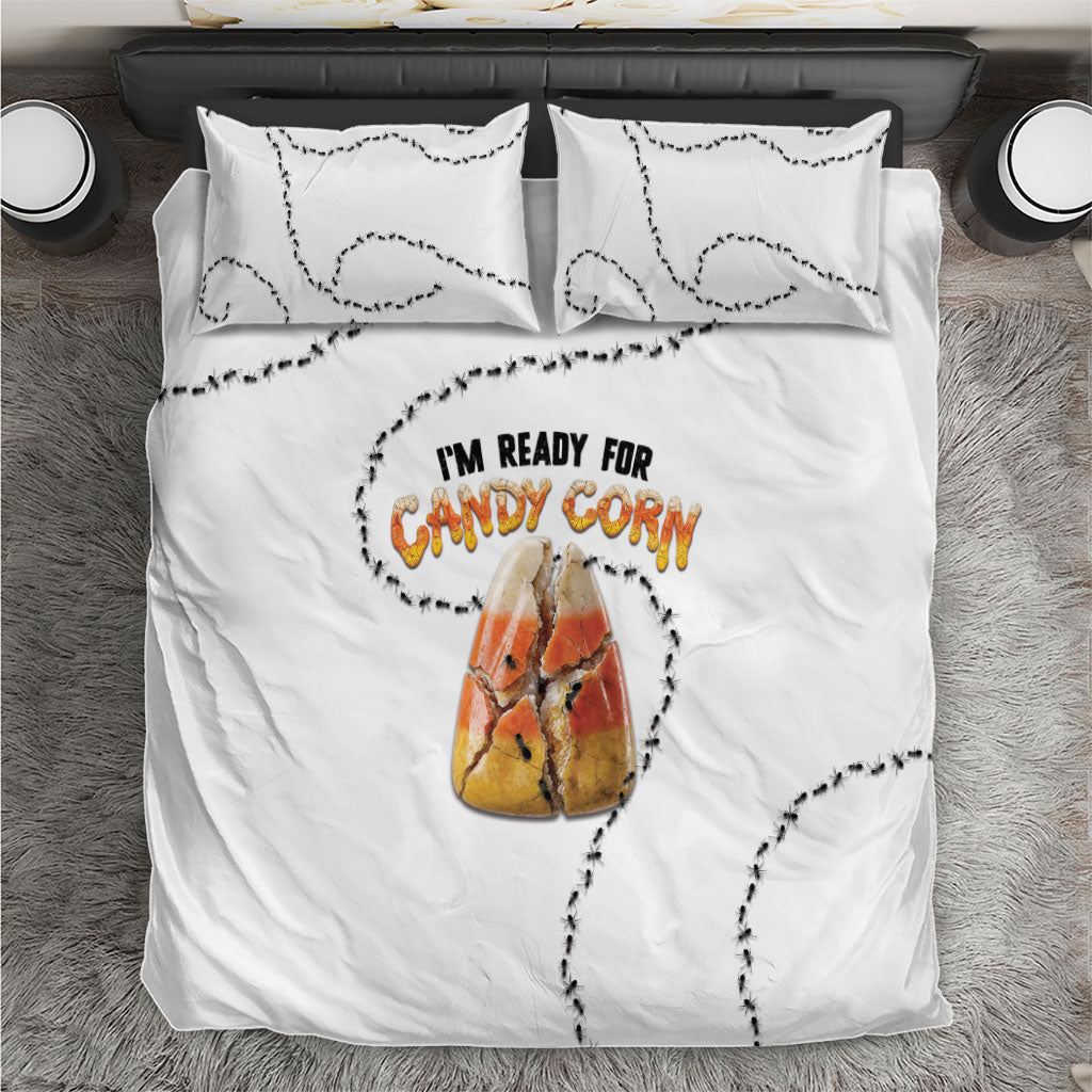 Halloween Ready For Candy Corn Bedding Set Creepy Ant Trail