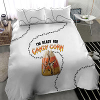 Halloween Ready For Candy Corn Bedding Set Creepy Ant Trail