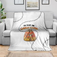 Halloween Ready For Candy Corn Blanket Creepy Ant Trail