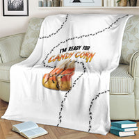 Halloween Ready For Candy Corn Blanket Creepy Ant Trail