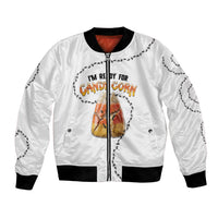 Halloween Ready For Candy Corn Bomber Jacket Creepy Ant Trail