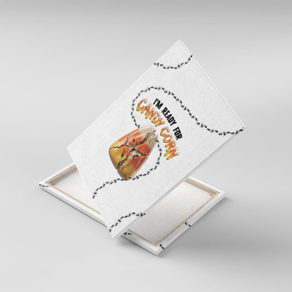 Halloween Ready For Candy Corn Canvas Wall Art Creepy Ant Trail