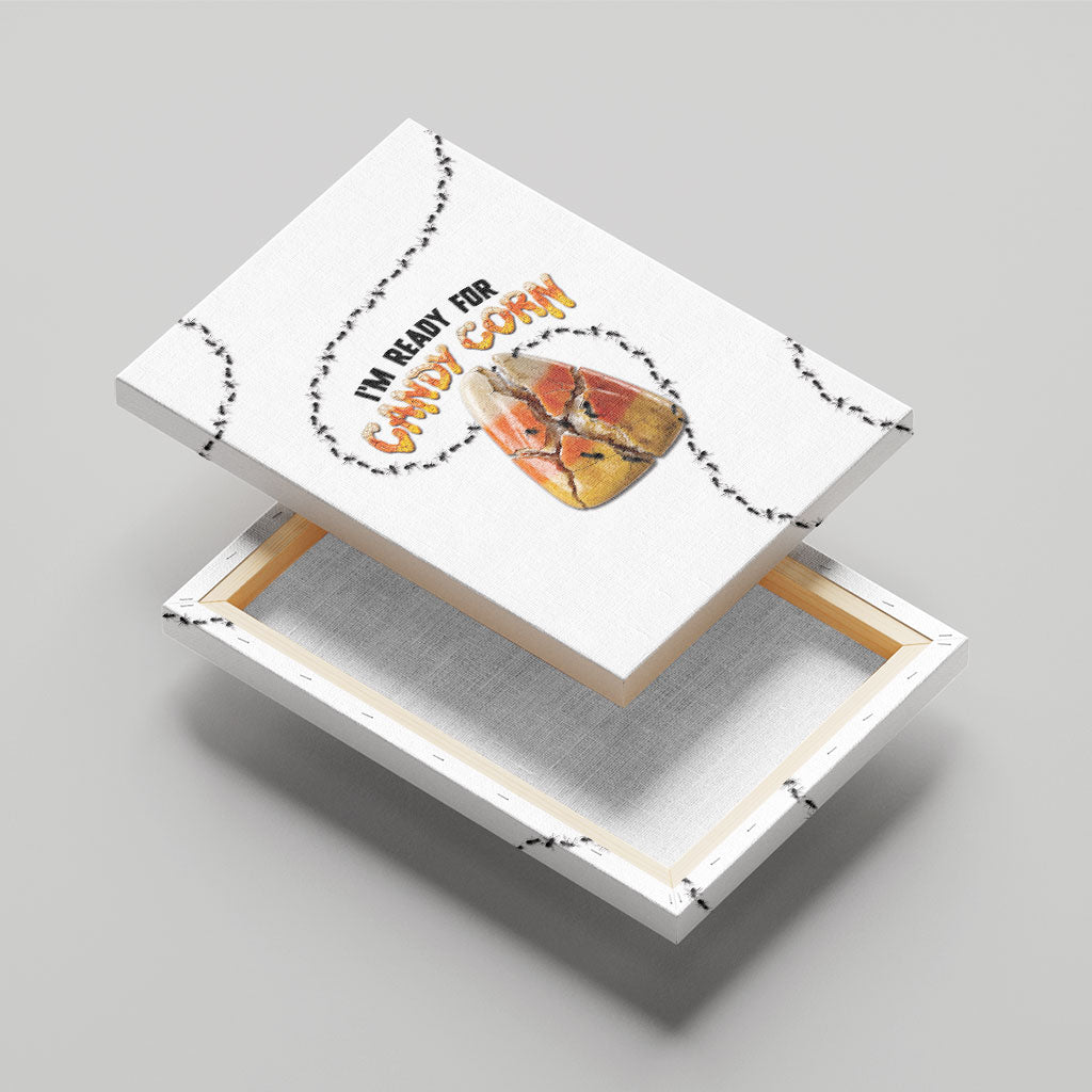 Halloween Ready For Candy Corn Canvas Wall Art Creepy Ant Trail