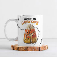 Halloween Ready For Candy Corn Ceramic Mug Creepy Ant Trail