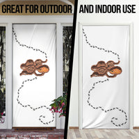 Halloween Ready For Candy Corn Door Cover Creepy Ant Trail