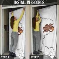 Halloween Ready For Candy Corn Door Cover Creepy Ant Trail