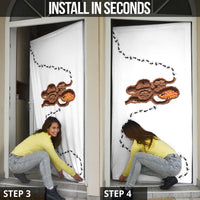 Halloween Ready For Candy Corn Door Cover Creepy Ant Trail
