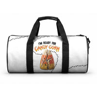 Halloween Ready For Candy Corn Duffle Bag Creepy Ant Trail