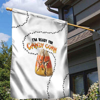Halloween Ready For Candy Corn Garden Flag Creepy Ant Trail