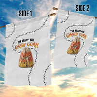 Halloween Ready For Candy Corn Garden Flag Creepy Ant Trail