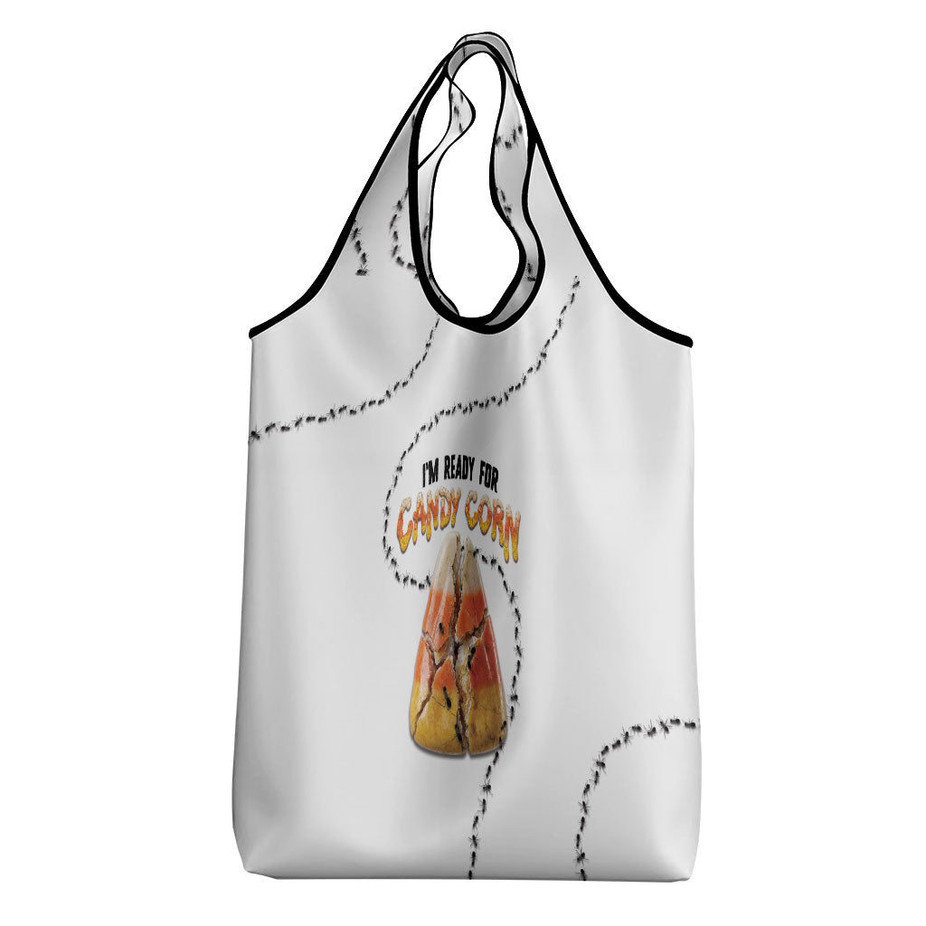 Halloween Ready For Candy Corn Grocery Bag Creepy Ant Trail