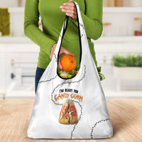 Halloween Ready For Candy Corn Grocery Bag Creepy Ant Trail