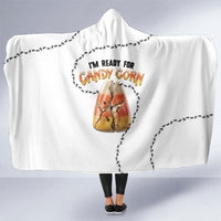 Halloween Ready For Candy Corn Hooded Blanket Creepy Ant Trail