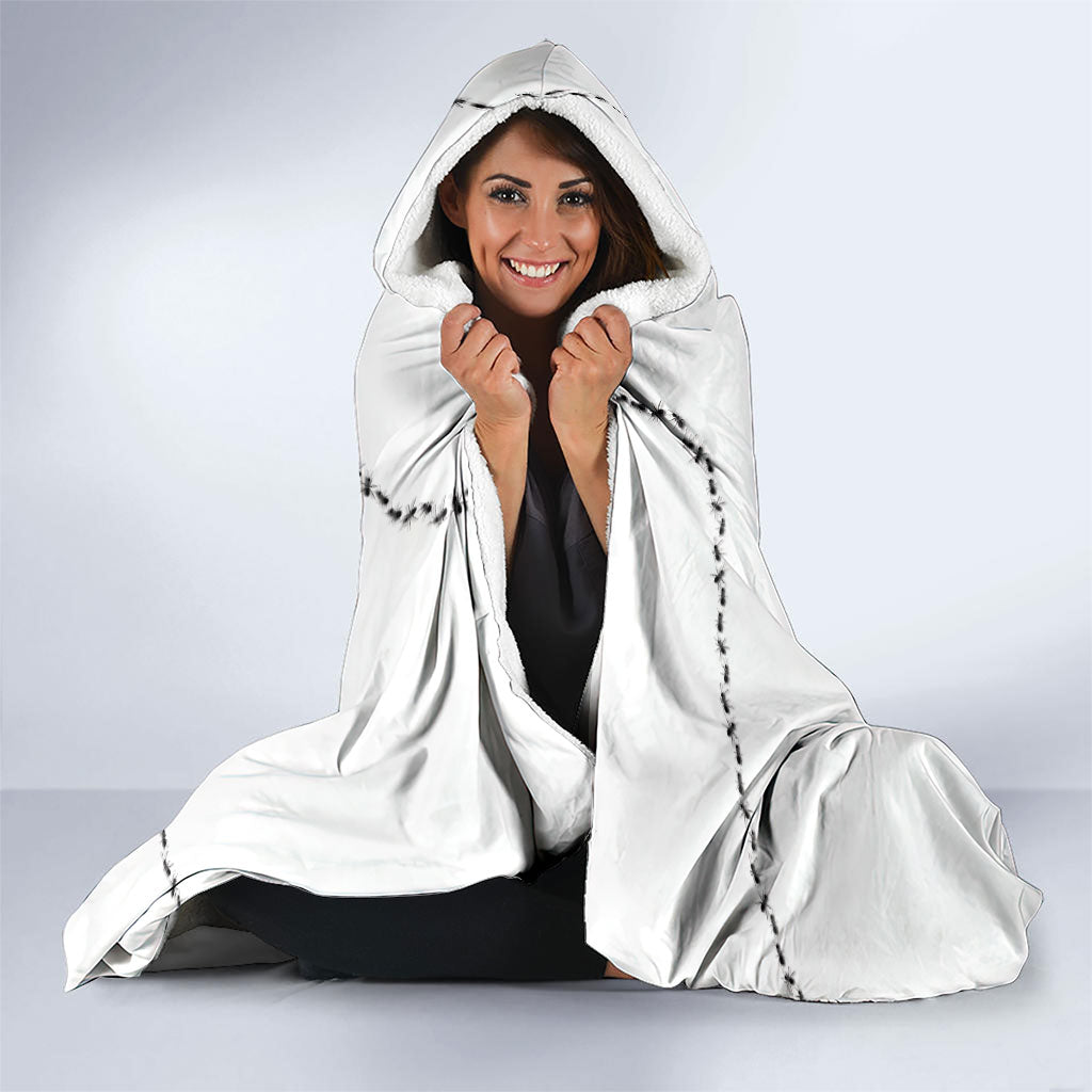 Halloween Ready For Candy Corn Hooded Blanket Creepy Ant Trail