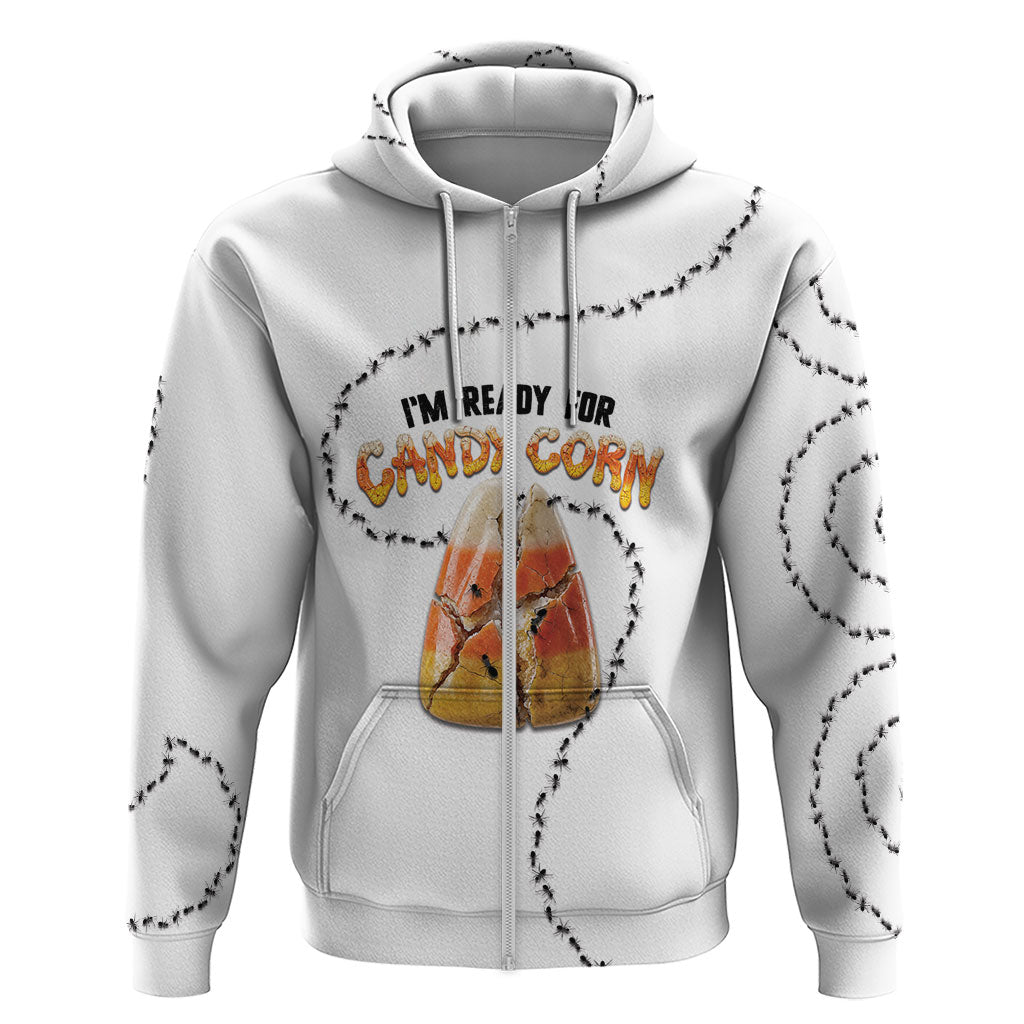 Halloween Ready For Candy Corn Hoodie Creepy Ant Trail