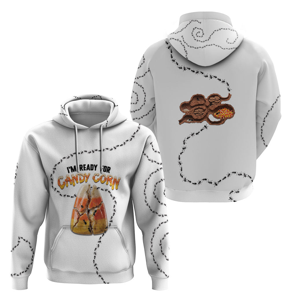 Halloween Ready For Candy Corn Hoodie Creepy Ant Trail
