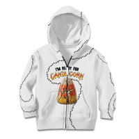 Halloween Ready For Candy Corn Kid Hoodie Creepy Ant Trail