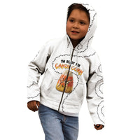 Halloween Ready For Candy Corn Kid Hoodie Creepy Ant Trail