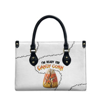 Halloween Ready For Candy Corn Leather Bag Creepy Ant Trail