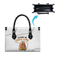 Halloween Ready For Candy Corn Leather Bag Creepy Ant Trail