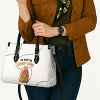 Halloween Ready For Candy Corn Leather Bag Creepy Ant Trail