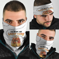 Halloween Ready For Candy Corn Neck Gaiter Creepy Ant Trail