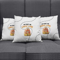 Halloween Ready For Candy Corn Pillow Cover Creepy Ant Trail