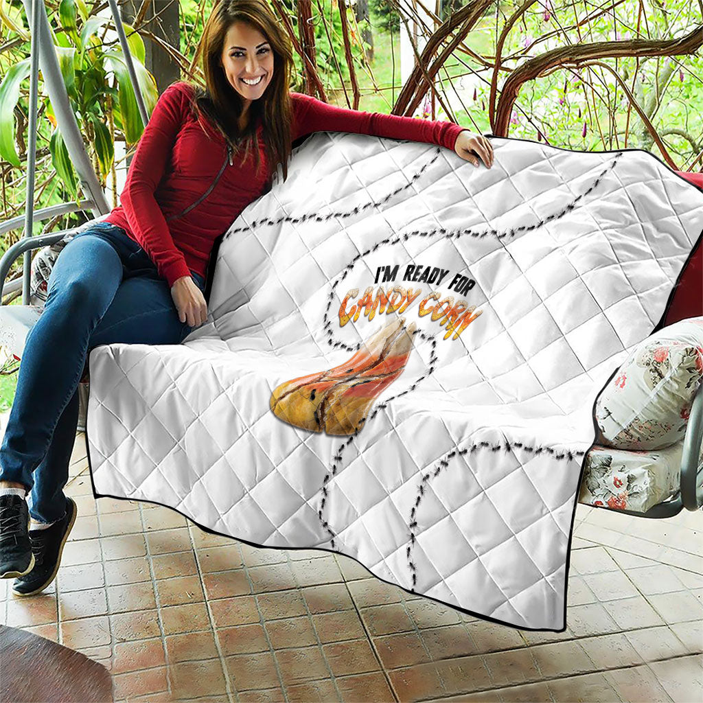 Halloween Ready For Candy Corn Quilt Creepy Ant Trail