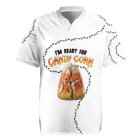 Halloween Ready For Candy Corn Rugby Jersey Creepy Ant Trail