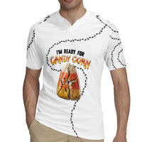 Halloween Ready For Candy Corn Rugby Jersey Creepy Ant Trail
