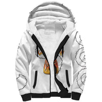 Halloween Ready For Candy Corn Sherpa Hoodie Creepy Ant Trail